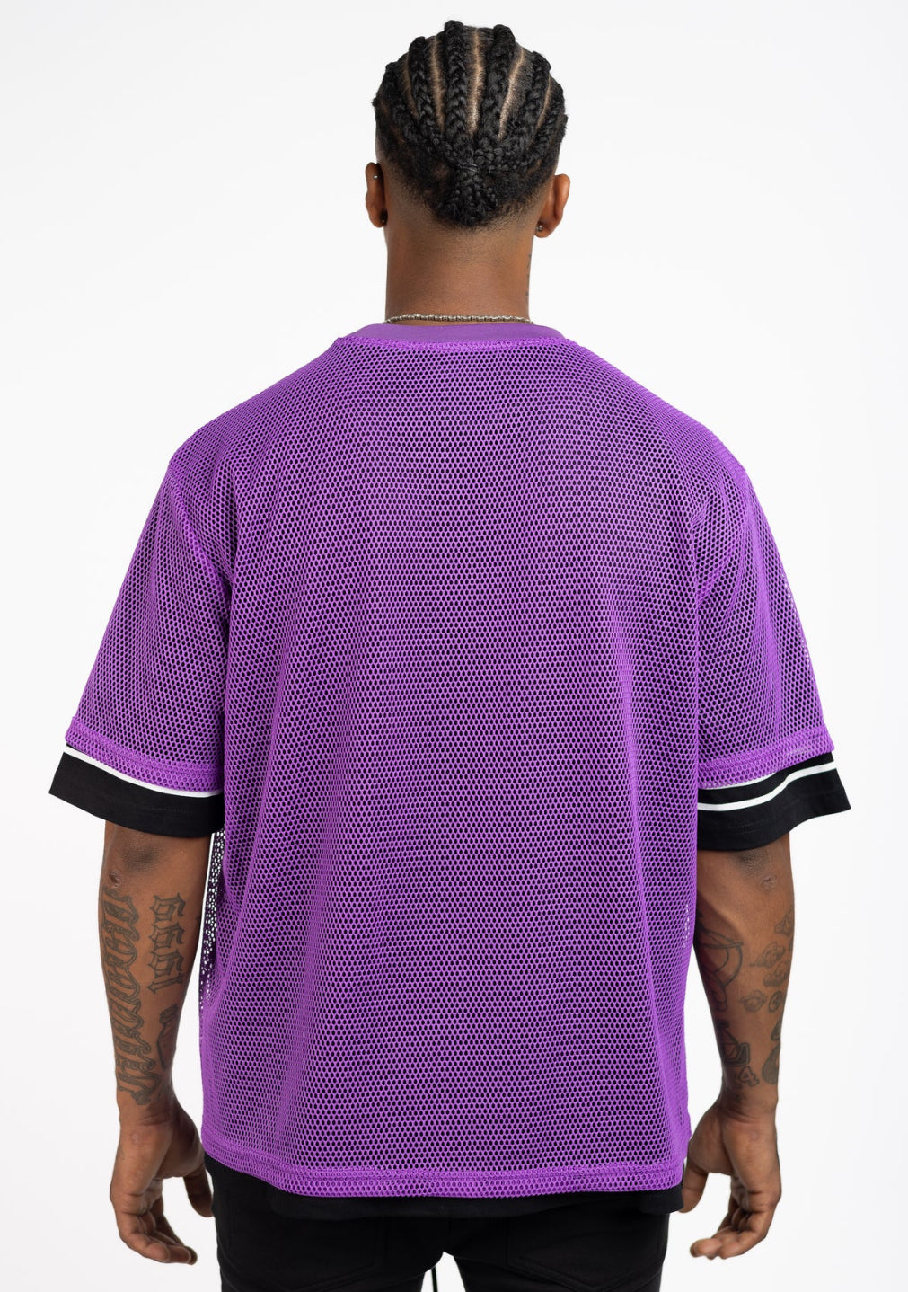 Electric Purple Mesh Football