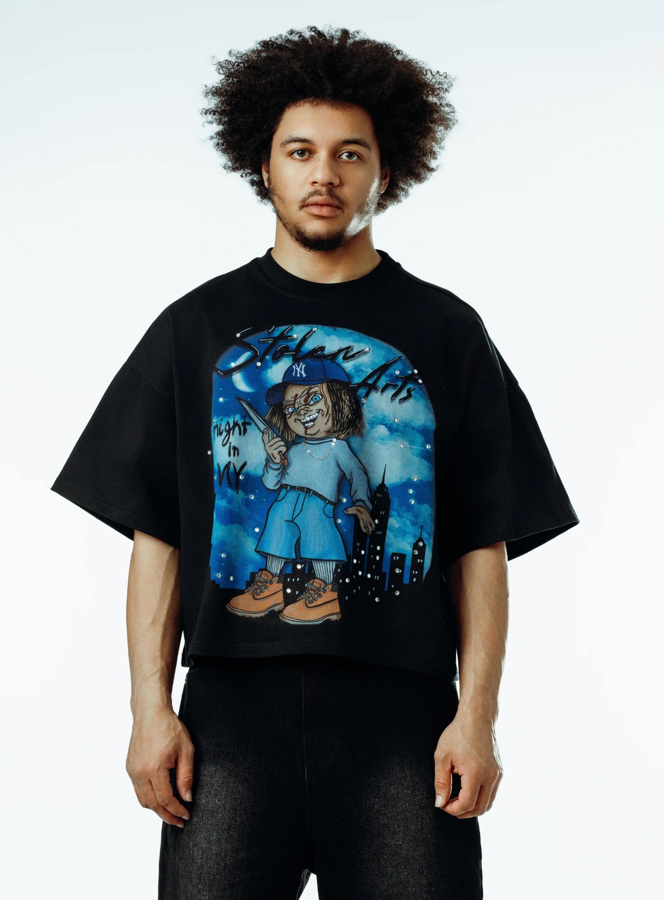 CHUKY RHINESTONE SHIRT