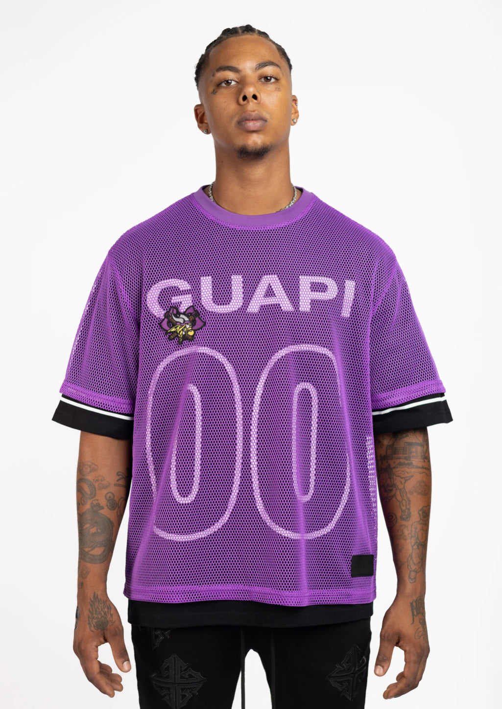 Electric Purple Mesh Football