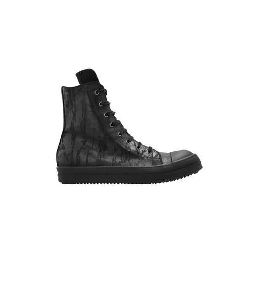 Rick Owens DRKSHDW Hollywood High 'Black
Megacrust Denim'