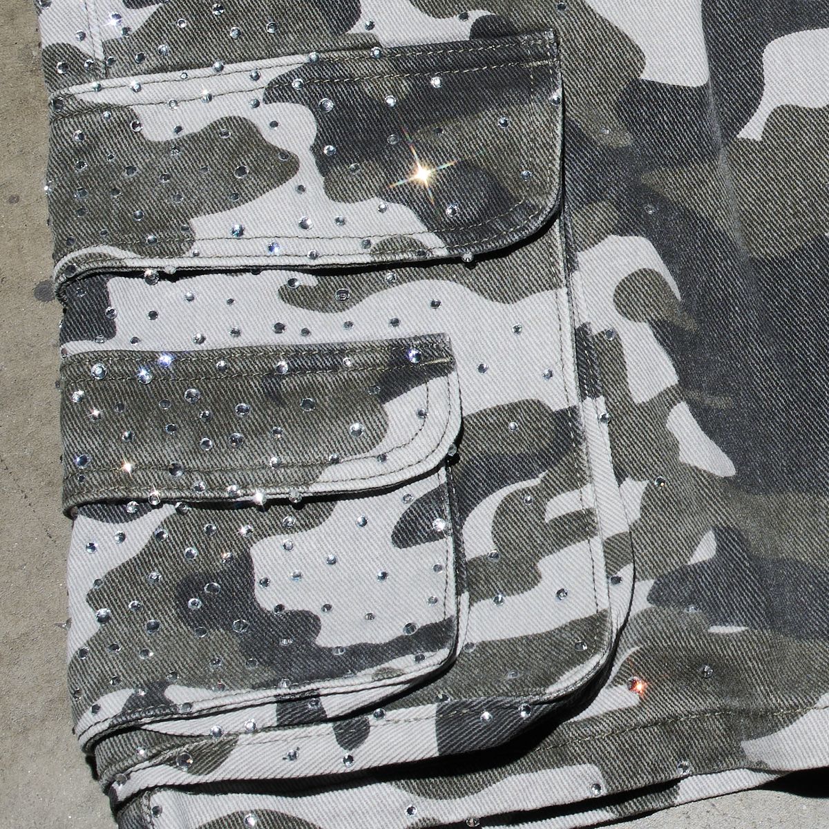 "FORWARD"' GREY CAMO CARGO