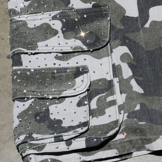 "FORWARD"' GREY CAMO CARGO