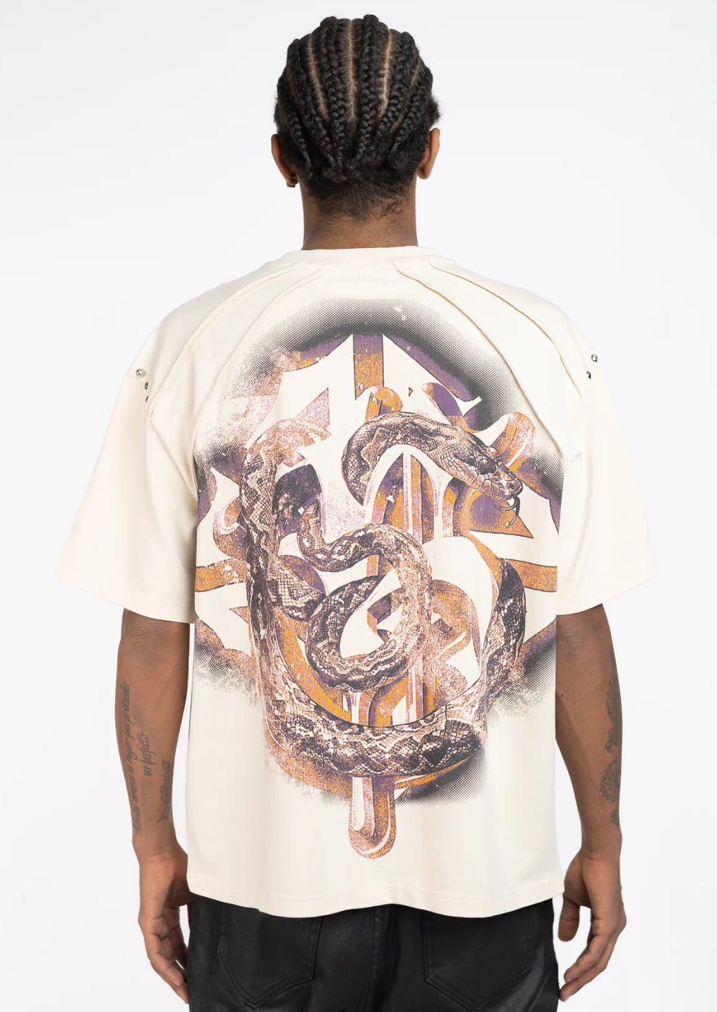 Cream Venemous Veins Tee