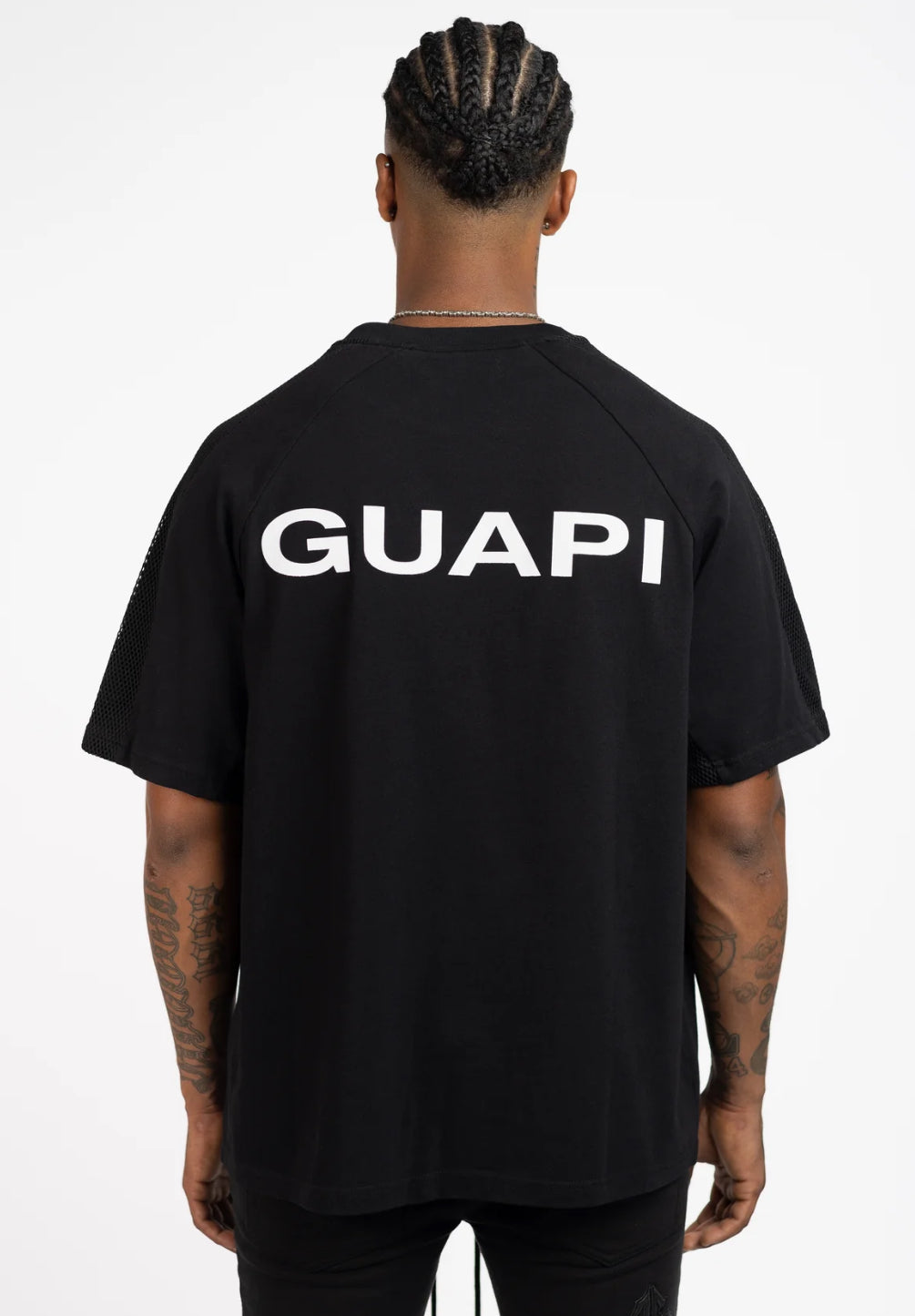 Obsidian Black Half Moon Tee