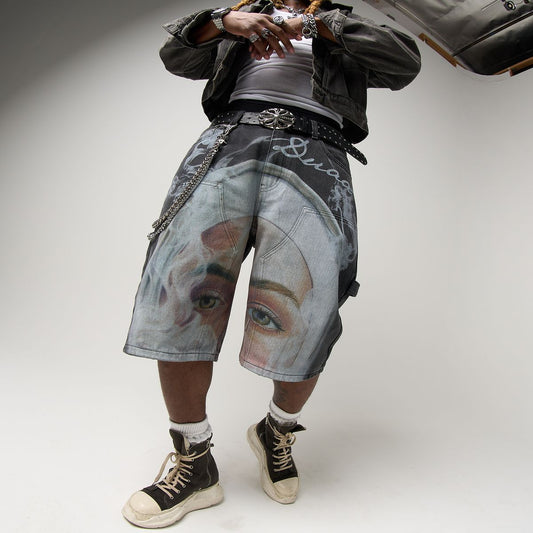 MIRROR DENIM SHORT