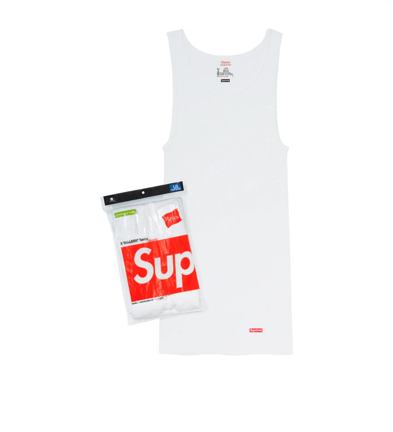 Supreme/Hanes Tagless Tank Tops (3 Pack)