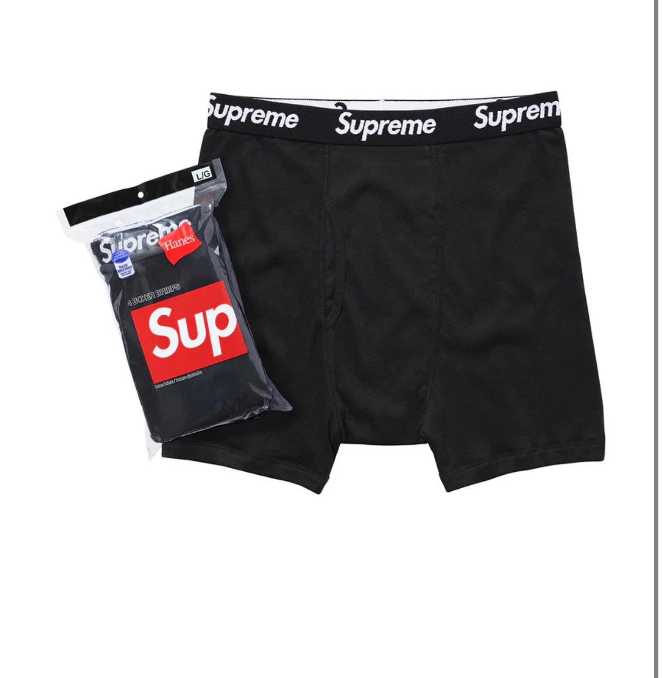 Supreme/Hanes Boxer Briefs (4 Pack)