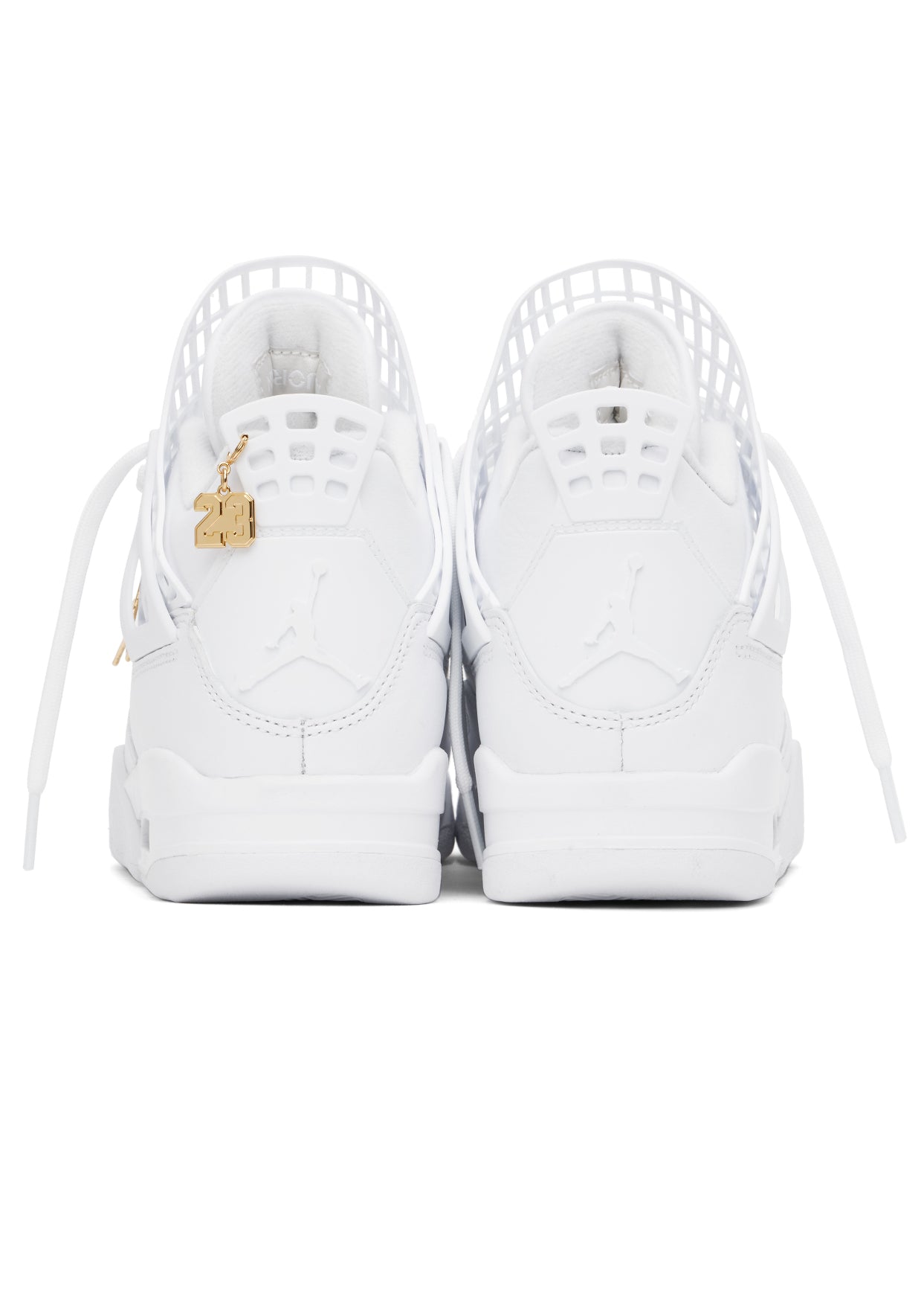 NIKE JORDAN WHITE AIR JORDAN 4 NET SNEAKERS